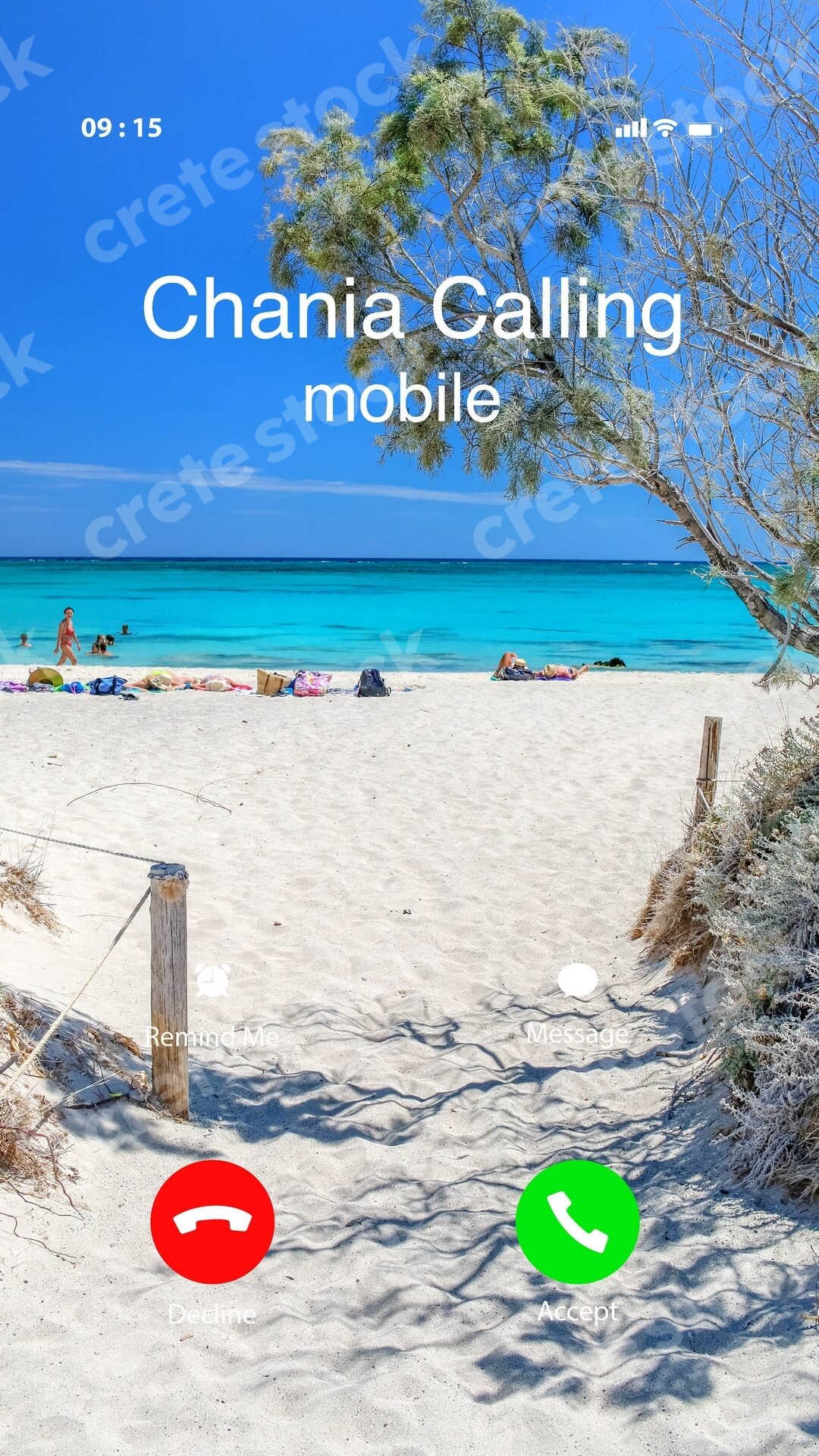chania-calling-phone-screen